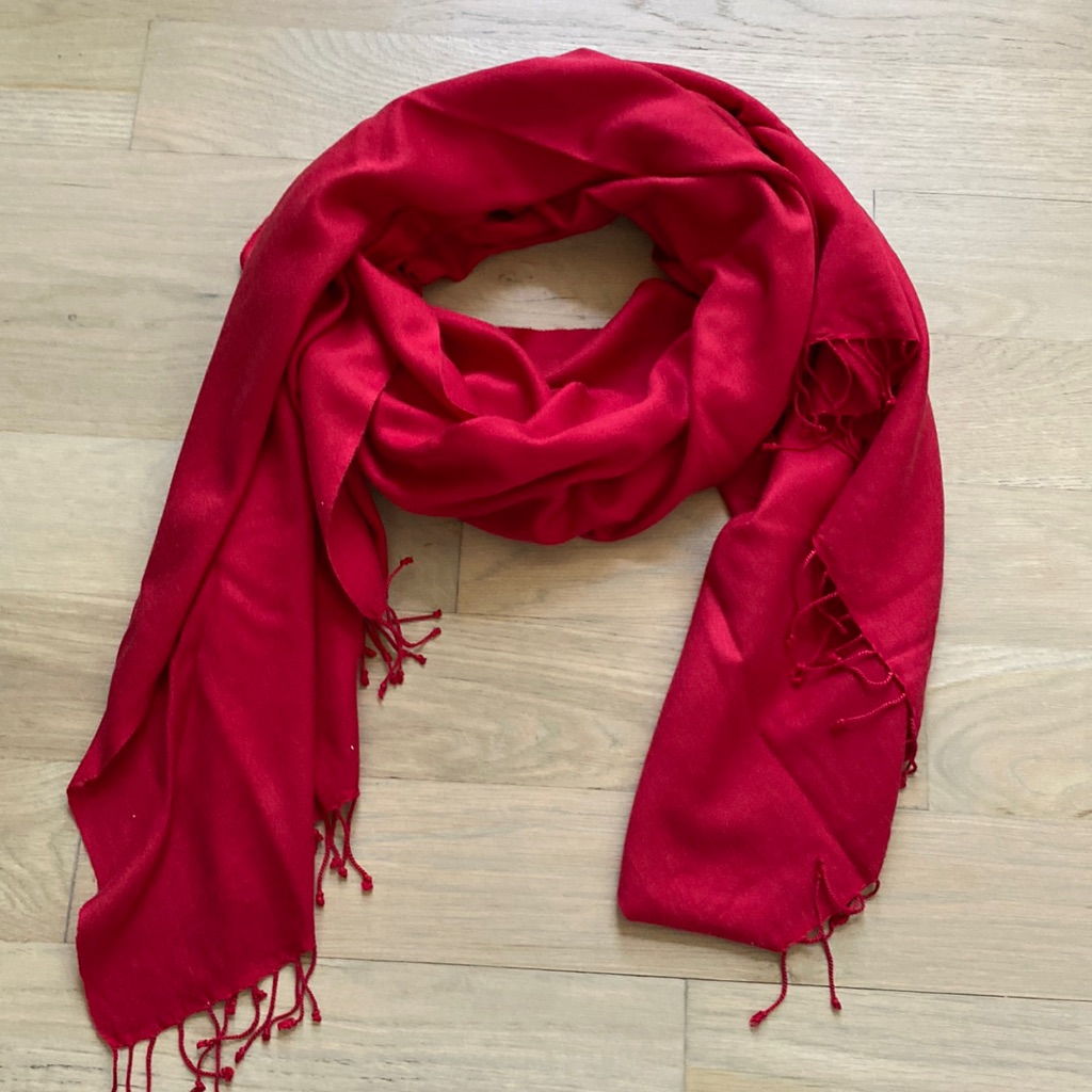 100 Pashmina Silk Scarf Nwot